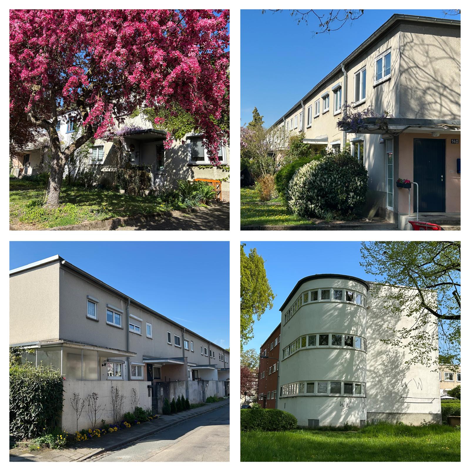 Rundgang durch die architektonisch interessante Frankfurter Römerstadt 